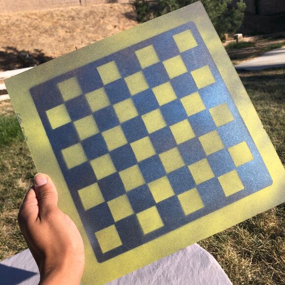 Chess Set - Yellow Blue Mix - Picture 9 of 9